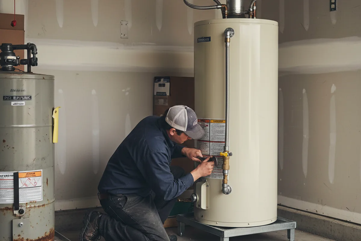 Water heater and shutoff valve replacement in Seal Beach